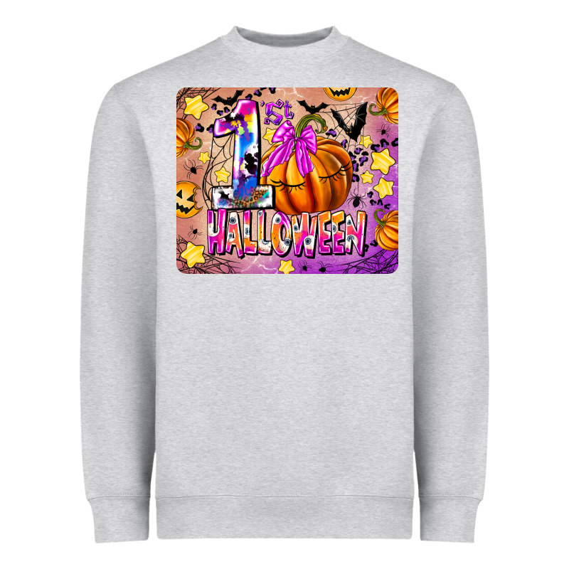 1st Halloween Heavyweight Sweatshirt by CowhideDigitalArt | Teevron