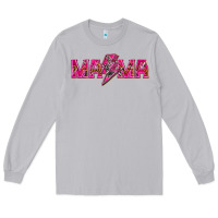 Moon Dust Mama neon lightning bolt mother's day Long Sleeve Tee - HowdyJamesFarm