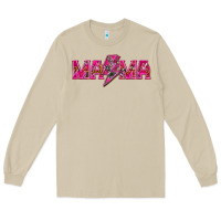 Mushroom Mama neon lightning bolt mother's day Long Sleeve Tee - HowdyJamesFarm