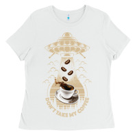 White Don't Take My Coffee Ladies Tee - Bettercallsaul