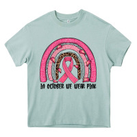 Arona in october we wear pink rainbow Heavy Core Tee - JahusDesignShop