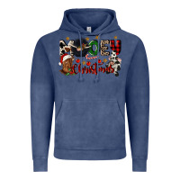Vintage Denim mooey christmas Vintage Hoodie - CowGirlArtShop