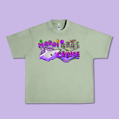 Mardi Gras Cruise Urban Heavy Tee Designed By Cowgirlartshop