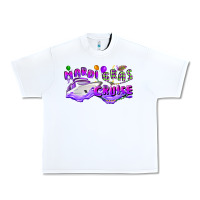 White mardi gras cruise Urban Heavy Tee - CowGirlArtShop