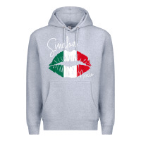 Heather Grey GGT Travel Souvenir Style SINALOA MX Flag Lips Premium Hoodie - trangStudio