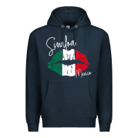 Navy GGT Travel Souvenir Style SINALOA MX Flag Lips Premium Hoodie - trangStudio
