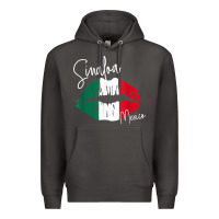 Smoke GGT Travel Souvenir Style SINALOA MX Flag Lips Premium Hoodie - trangStudio