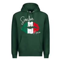 Sports Green GGT Travel Souvenir Style SINALOA MX Flag Lips Premium Hoodie - trangStudio