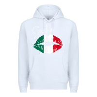 White GGT Travel Souvenir Style SINALOA MX Flag Lips Premium Hoodie - trangStudio