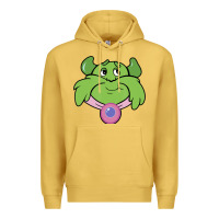 Antique Gold Candy Land Halloween Plumpy Big Face Premium Hoodie - trangStudio