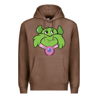 Chestnut Candy Land Halloween Plumpy Big Face Premium Hoodie - trangStudio