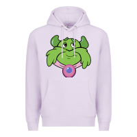 Lilac Candy Land Halloween Plumpy Big Face Premium Hoodie - trangStudio