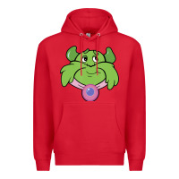 Red Candy Land Halloween Plumpy Big Face Premium Hoodie - trangStudio