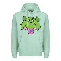 Seafoam Candy Land Halloween Plumpy Big Face Premium Hoodie - trangStudio