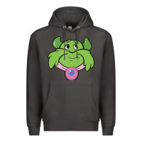 Smoke Candy Land Halloween Plumpy Big Face Premium Hoodie - trangStudio