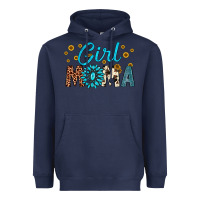 Navy girl mama Heavyweight Hoodie - Artiststas