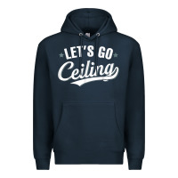 Navy Lets Go Ceiling Fan Halloween Premium Hoodie - trangStudio