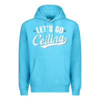 Ocean Blue Lets Go Ceiling Fan Halloween Premium Hoodie - trangStudio