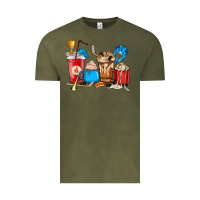 Hockey Coffee Cups Vintage Tee | Teevron
