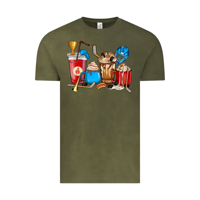 Hockey Coffee Cups Vintage Tee by HowdyJamesFarm | Teevron