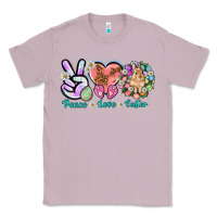 Lilac Peace love Easter Classic Tee - NancyCooperArtShop