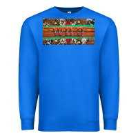 True Royal western wild and floral leopard  cowhide licanse plate Premium Sweatshirt - Artiststas