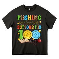 Asphalt pushing my teacher's buttons for 100 days Heavy Core Tee - Artiststas