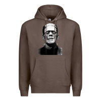 Coffee Classic Halloween Monster Horror Movie Frankenstein Monster Premium Hoodie - trangStudio