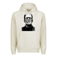 Oatmeal Heather Classic Halloween Monster Horror Movie Frankenstein Monster Premium Hoodie - trangStudio
