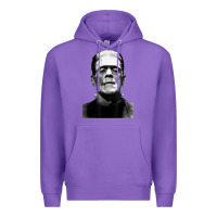 Purple Classic Halloween Monster Horror Movie Frankenstein Monster Premium Hoodie - trangStudio