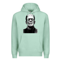 Seafoam Classic Halloween Monster Horror Movie Frankenstein Monster Premium Hoodie - trangStudio