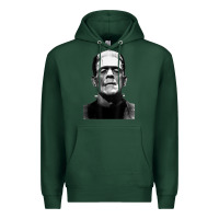 Sports Green Classic Halloween Monster Horror Movie Frankenstein Monster Premium Hoodie - trangStudio