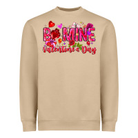 Mushroom Be Mine Valentines Day Heavyweight Sweatshirt - CowhideDigitalArt