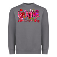 Storm Be Mine Valentines Day Heavyweight Sweatshirt - CowhideDigitalArt