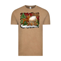 Vintage Coffee Christmas cookies buffalo plaid Vintage Tee - Jasminsmagicworld