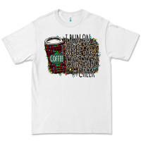 White I Run on Coffee and Christmas Cheer Premium Tee - Bettercallsaul