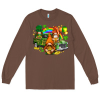 Chestnut St. Patrick's Day gnomies with truck Long Sleeve Tee - HowdyJamesFarm