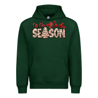 Forest Green tis the season with christmas cake Urban Hoodie - AdoDesignShop