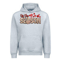 Heather Grey tis the season with christmas cake Urban Hoodie - AdoDesignShop