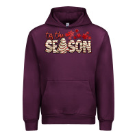 Mauve Wine tis the season with christmas cake Urban Hoodie - AdoDesignShop
