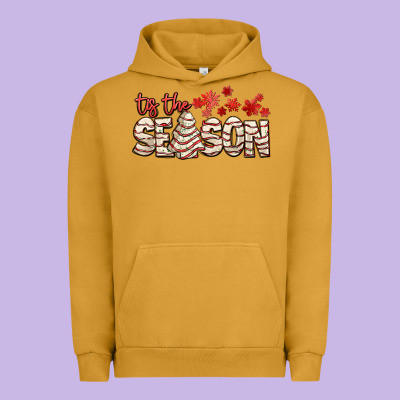 Tis The Season With Christmas Cake Urban Hoodie Designed By Adodesignshop