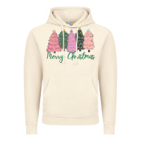 Vintage Artic merry christmas trees Vintage Hoodie - CowGirlArtShop