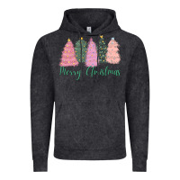 Vintage Black merry christmas trees Vintage Hoodie - CowGirlArtShop
