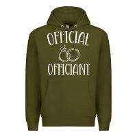 Army Green Men Wedding Ordained Minister Gift Premium Hoodie - trangStudio