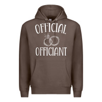 Coffee Men Wedding Ordained Minister Gift Premium Hoodie - trangStudio