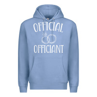 Colony Blue Men Wedding Ordained Minister Gift Premium Hoodie - trangStudio