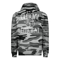 Slate Camo Men Wedding Ordained Minister Gift Premium Hoodie - trangStudio