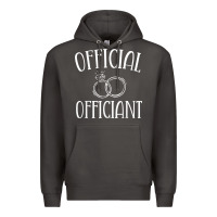 Men Wedding Ordained Minister Gift Premium Hoodie | Teevron
