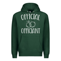 Sports Green Men Wedding Ordained Minister Gift Premium Hoodie - trangStudio