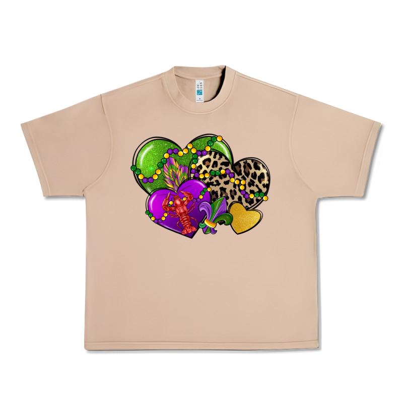 Mardi Gras Hearts Cg (1) Urban Heavy Tee by CowGirlArtShop | Teevron